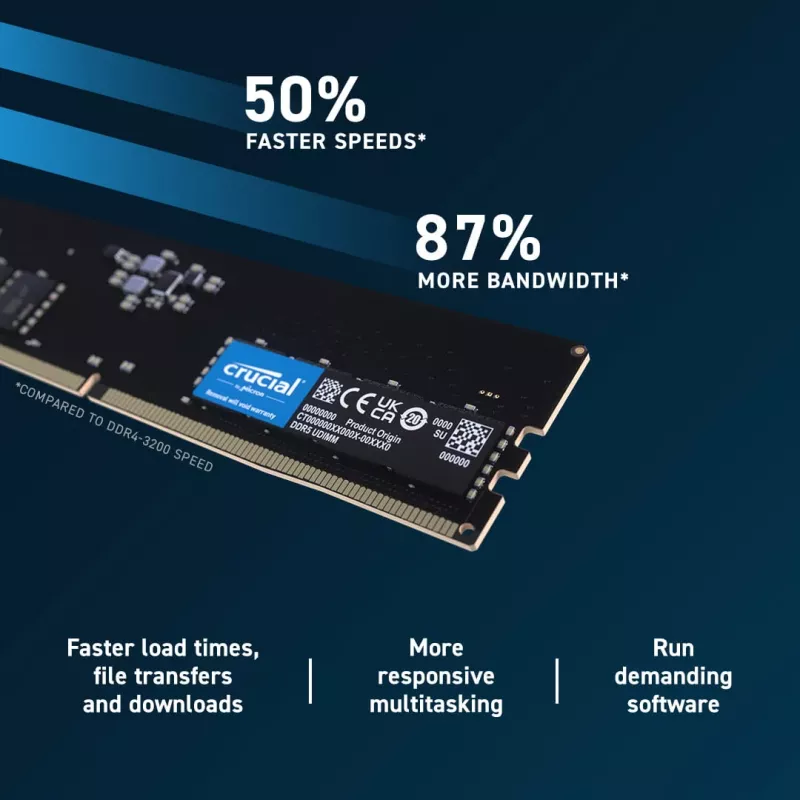 Crucial Pro - DDR5 - moduuli - 16 GB - DIMM 288-PIN Low Profile