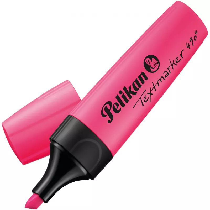 Tekstimerkki Pelikan 490 pinkki