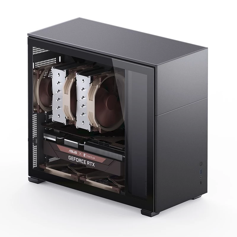 PC-kotelo Jonsbo D41 STD Midi Tower musta