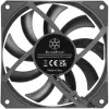 Kotelotuuletin SILVERSTONE SST-AS120B 120mm musta läpinäkyvä, 3-Pin