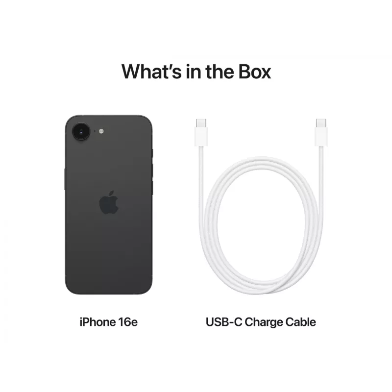 iPhone 16E 512GB musta