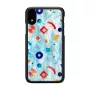 iKins suojakotelo iPhone XR – musta Poppin Rock -kuvio