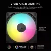 Tuuletin Corsair RS140 ARGB 14 cm musta 330-1700 RPM