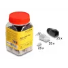 DeLOCK 66903 kaapeliliitin RJ-45 musta metallinen uros 25 kpl