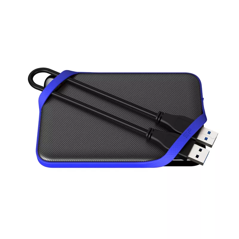 Ulkoinen kiintolevy Silicon Power A62S 2TB, USB Type-A 3.2 Gen 1, sininen/musta