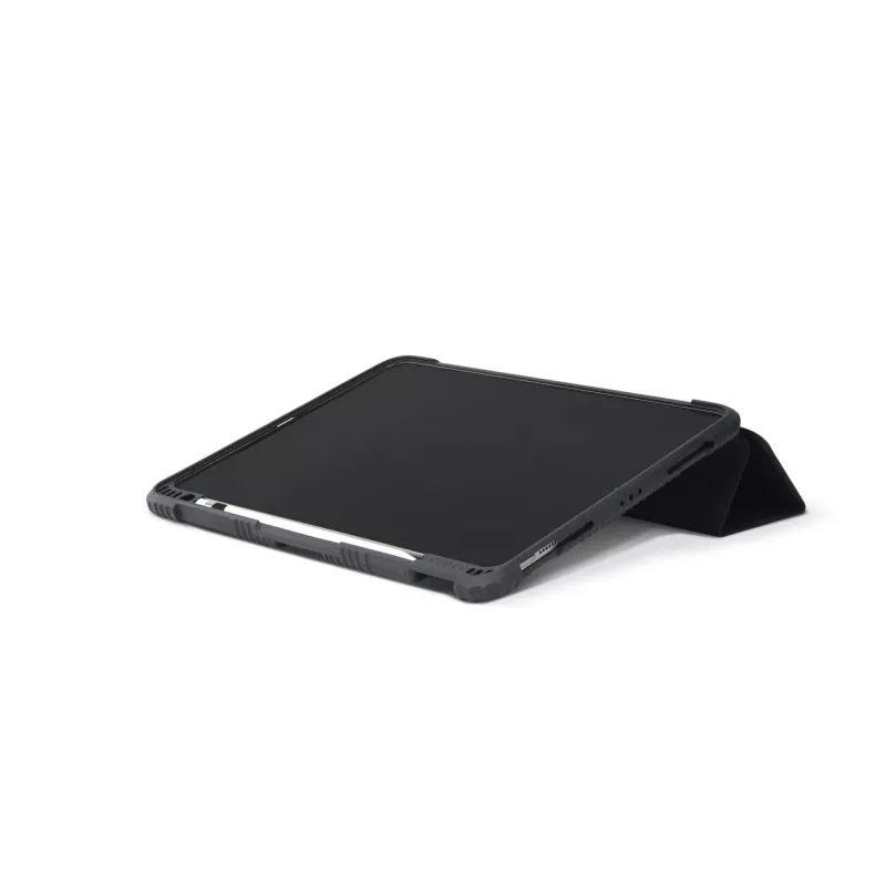 DICOTA Folio Case - läppäkansi tabletille - polykarbonaatti, termoplastinen polyuretaani (TPU), kierrätetty polyeteeni - musta - 10.9 - Apple 10.