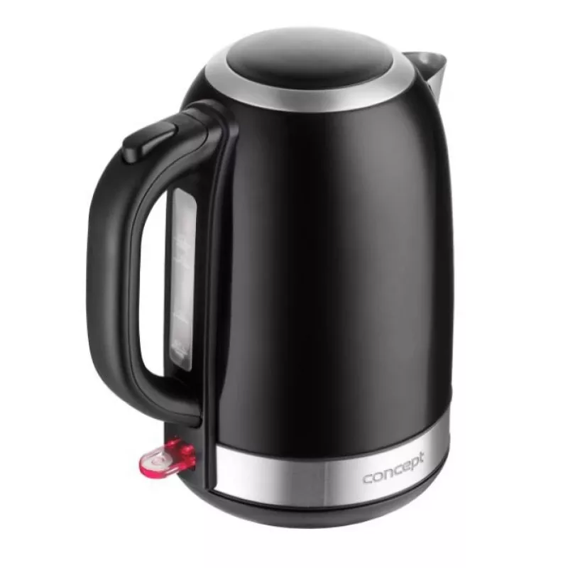 Vedenkeitin Concept Solution RK3245 — 1,7 l, 2200 W, ruostumaton teräs, musta