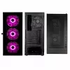 Kolink Observatory HF Glass ARGB Midi-Tower - musta