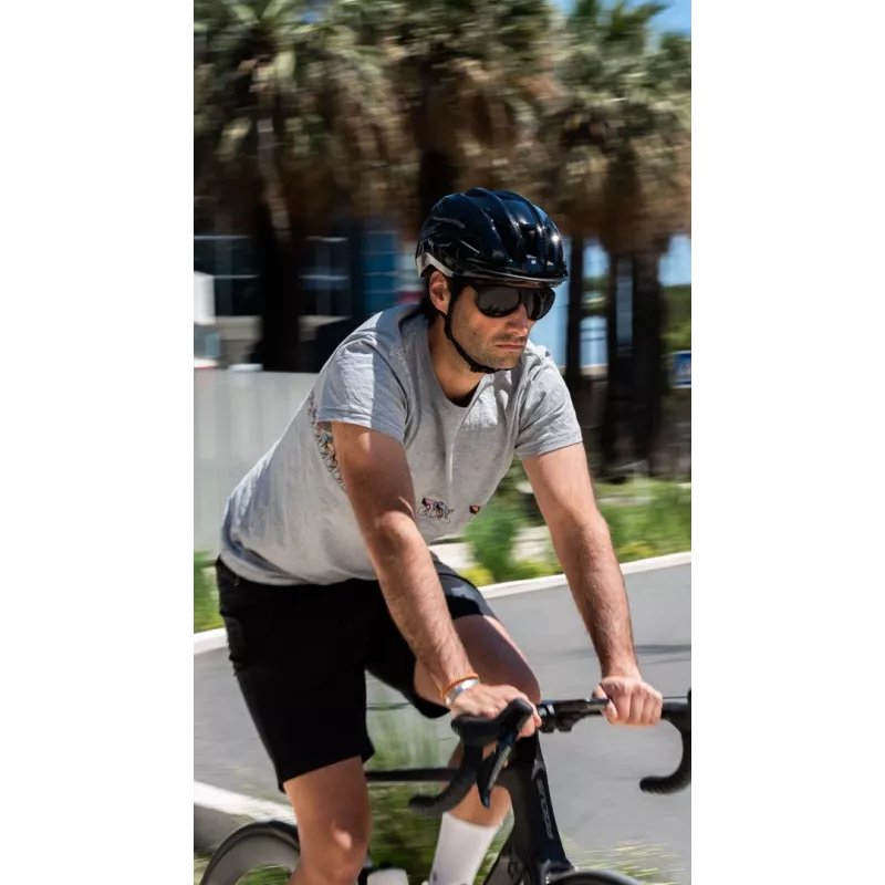 Pyöräilykypärä HJC CROSSER MUSTA koko L — kevyt, kestävä pyöräilykypärä