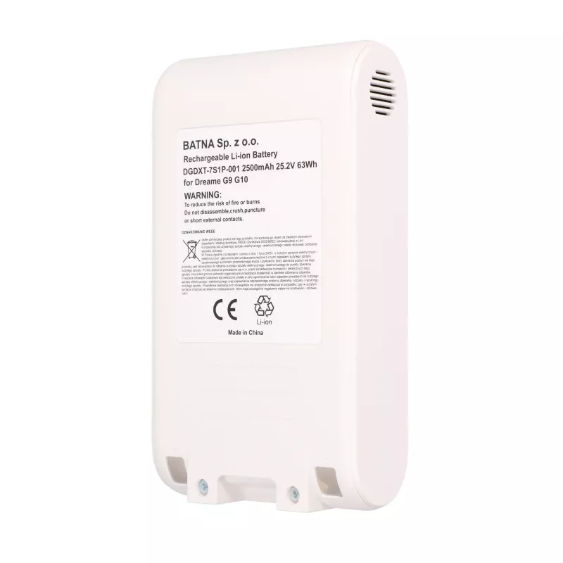 Akku, pölynimuri G9 G10 25,2V 2500mAh