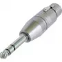 Neutrik NA3FP - audiosovitin - XLR3 (N) stereo-kuulokepistokkeeseen (U) (NA3FP)