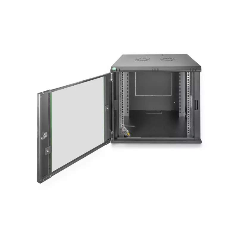 Seinäasennusteline Digitus DN-19 09U-6/6-EC-SW