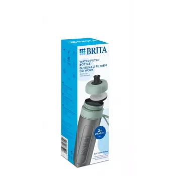 Brita Sports -vesisuodatinpullo Active tummanvihreä, vihreä