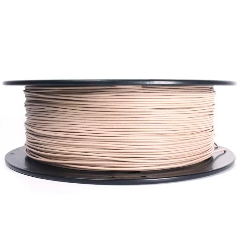 Flashforge filamentti, PLA | 3DP-PLA-WD-01-NAT | 1,75 mm halkaisija, 1 kg/rulla | puunvärinen luonnonmateriaali