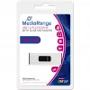 MediaRange - USB-muistitikku - 256 GB - USB 3.0 - musta, hopea (MR919)