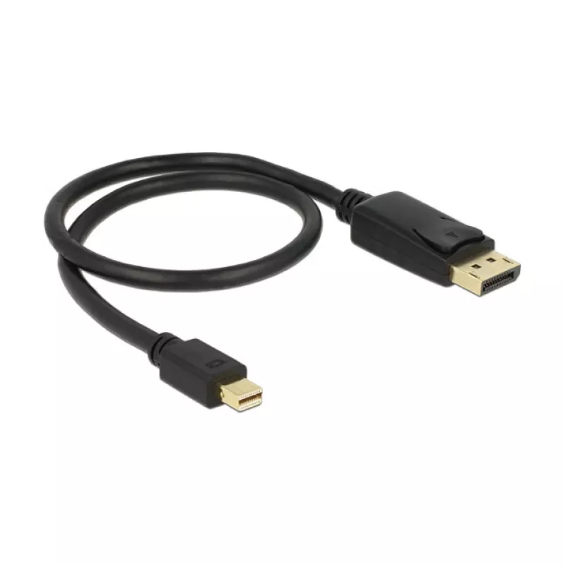 Mini DisplayPort–DisplayPort-kaapeli DeLOCK 83984 0,5 m musta