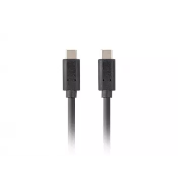 USB-C – USB-C -kaapeli LANBERG CA-CMCM-32CU-0018-BK USB 3.2 Gen 2, 1,8 m, musta, 100 W PD, 4K-video