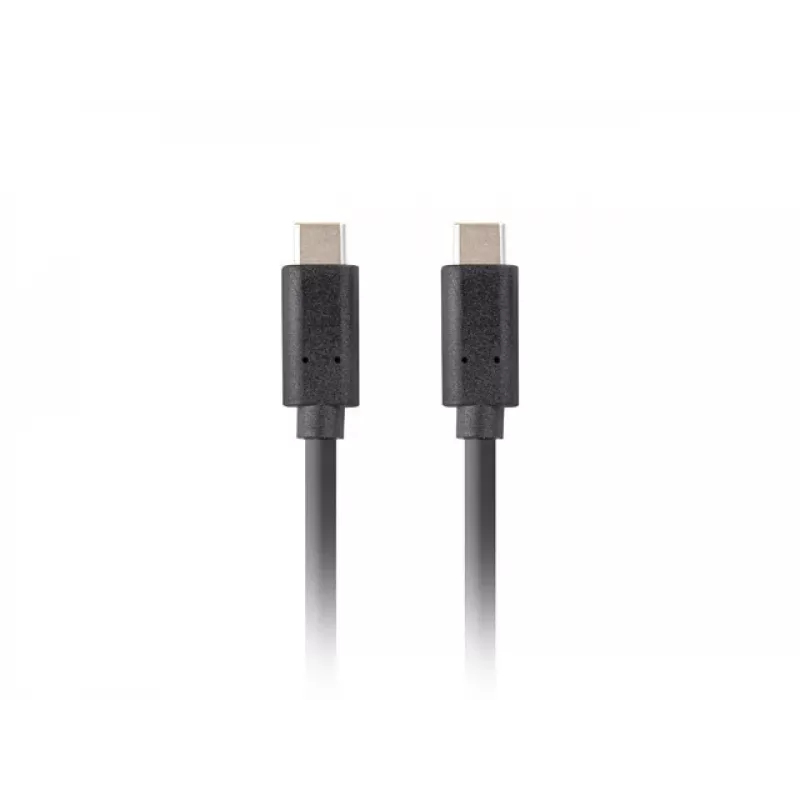USB-C – USB-C -kaapeli LANBERG CA-CMCM-32CU-0018-BK USB 3.2 Gen 2, 1,8 m, musta, 100 W PD, 4K-video