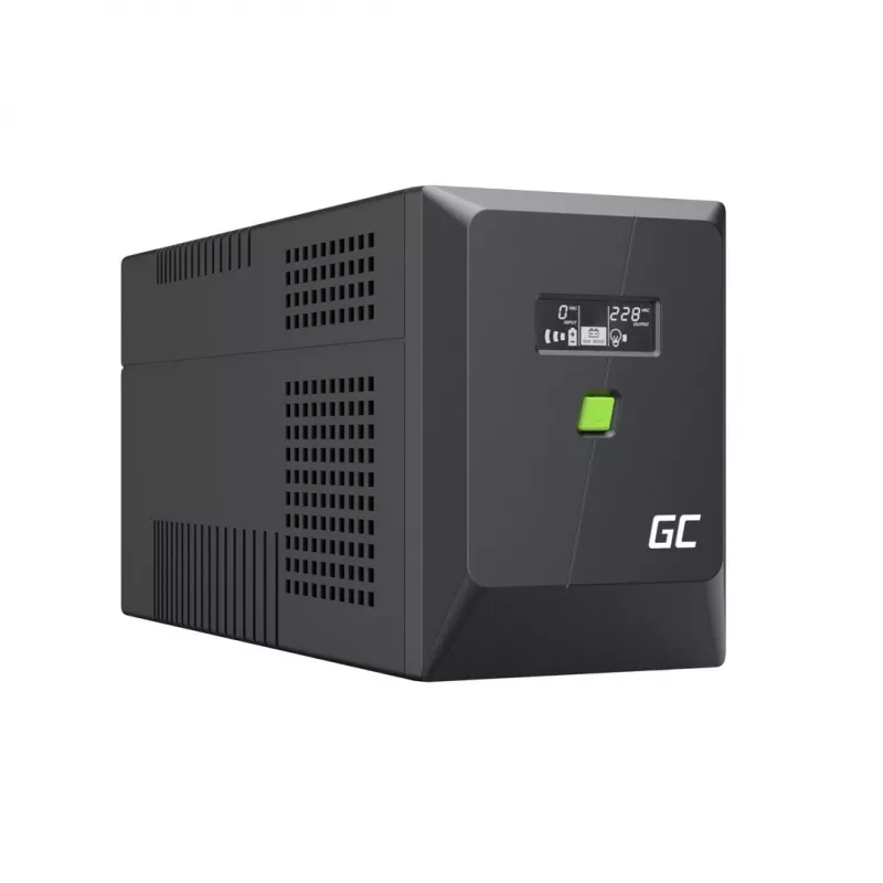 Green Cell keskeytymätön virransyöttö (USV) Line-Interactive 1,5 kVA 900 W 4 AC-lähtöä