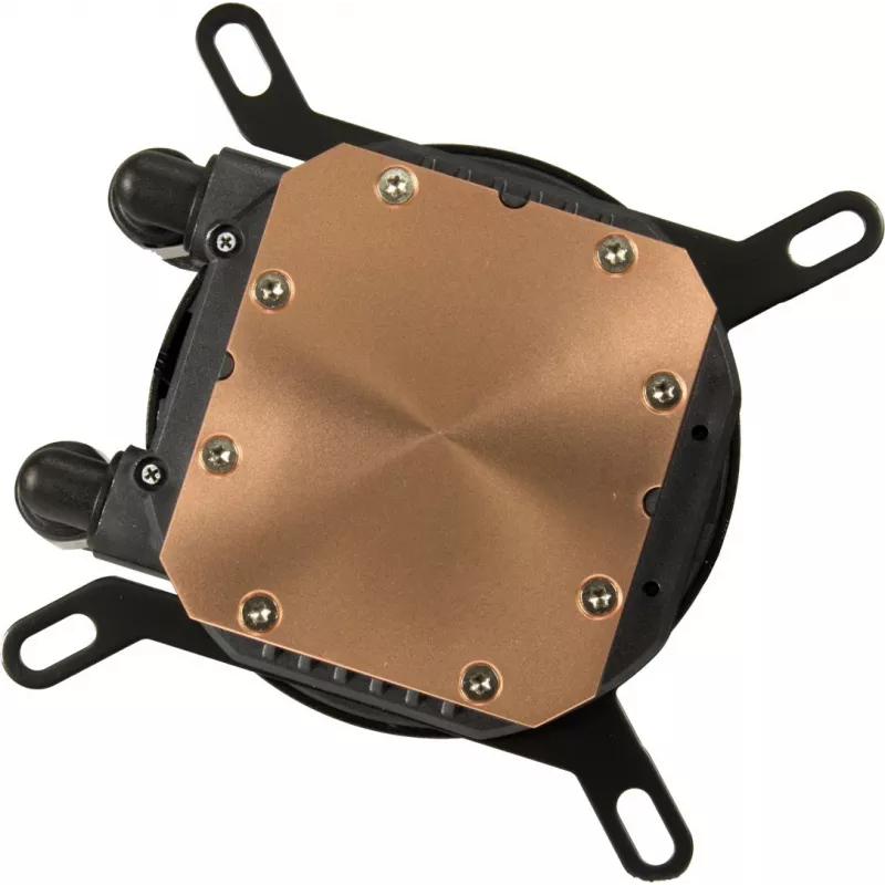 All-in-One-nestekühler Inter-Tech LC-120 RGB 12 cm musta