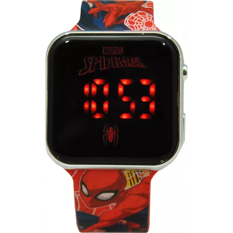 Rannekello LED kalenterilla Spiderman
