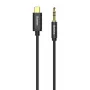 Baseus Yiven audiokaapeli USB-C – 3,5 mm miniliitin, 1,2 m (musta)