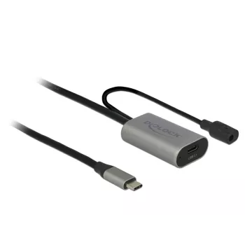 Delock USB-C Aktiivinen jatkokaapeli, 5 m, USB 5 Gbps (USB-20225 / 85392)
