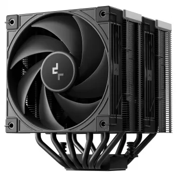 Ilmajäähdytin DeepCool AK620 G2, 120 mm tuuletin, yhteensopiva LGA1700/1200/115x ja AM4/AM5, musta, 144×127×159 mm