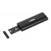 SSD-kotelo IBOX HD-07 1x M.2-asemalle, USB 3.2 Gen 2 (10 Gbit/s), USB-C, musta