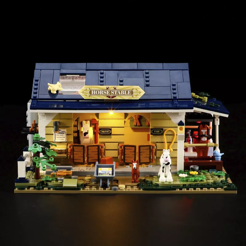 Lumibricks Pferdestall, rakennuslelu