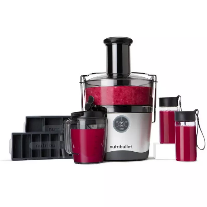 NutriBullet juicer Pro NBJ200G (hopea/harmaa, 1 000 wattia) (0C22500002)