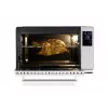 Kompakti-uuni Caso Bake & Style 26 Touch 1500 W hopea – miniuuni työtasolle, 26 cm käyttöleveys