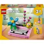 LEGO CREATOR 3in1 31169 kukkaiskirjoituskone