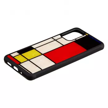 iKins suojakotelo Samsung Galaxy S20+:lle – musta painettu muotoilu
