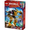 LEGO rakennussarja NINJAGO 71839 Arinin Spinjitzu taistelumech, 213 osaa, 2 minihahmoa, korkeus 160 mm