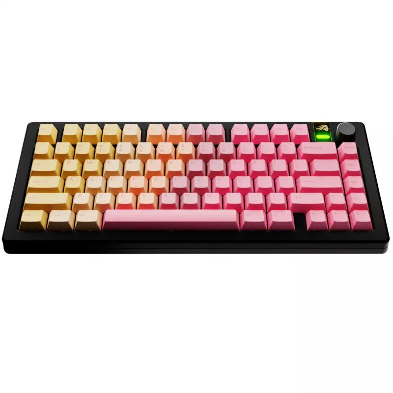 Näppäinhatut GLORIOUS GPBT Gradient Grapefruit ANSI-asettelu PBT-Dye-Sub-näppäinhattusarja