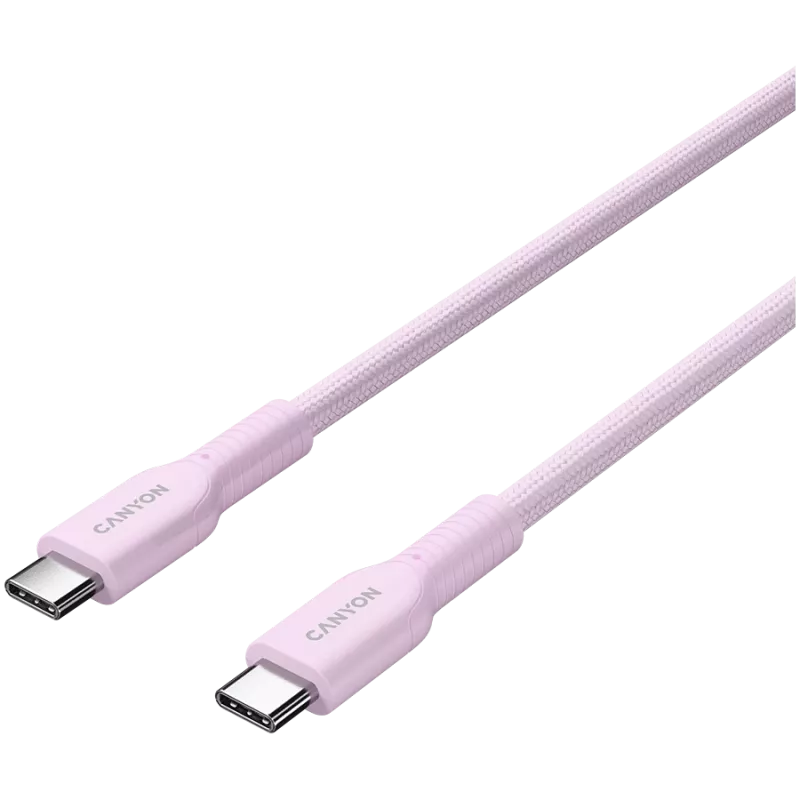 CANYON kaapeli OnWire 60CL C-C 60W COLOR punottu 1m pinkki