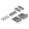 Asennussarja Ubiquiti UACC-Rack-Ear-1U harmaa sinkitty teräs