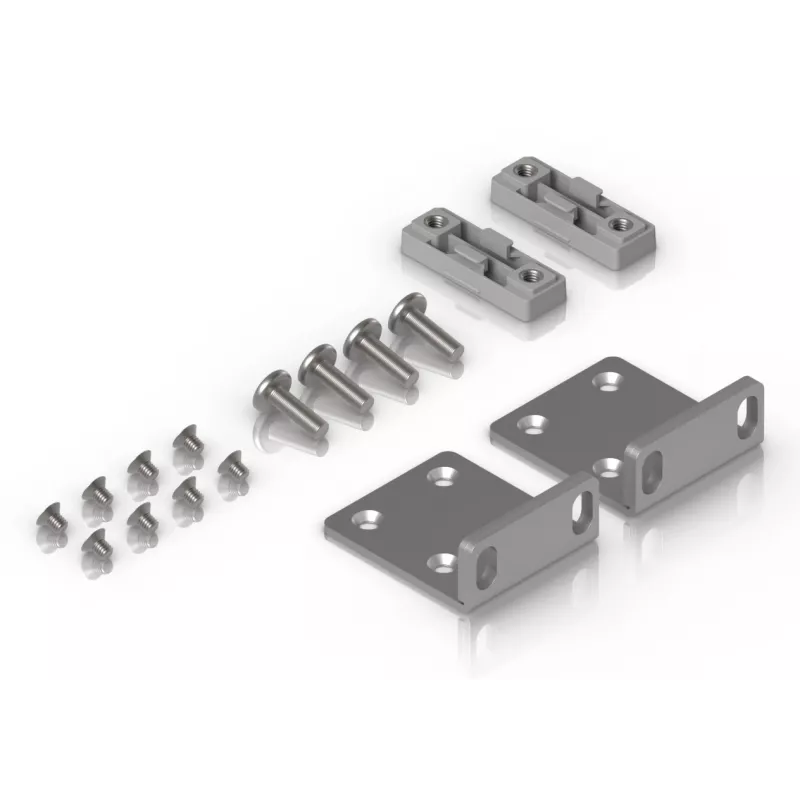 Asennussarja Ubiquiti UACC-Rack-Ear-1U harmaa sinkitty teräs