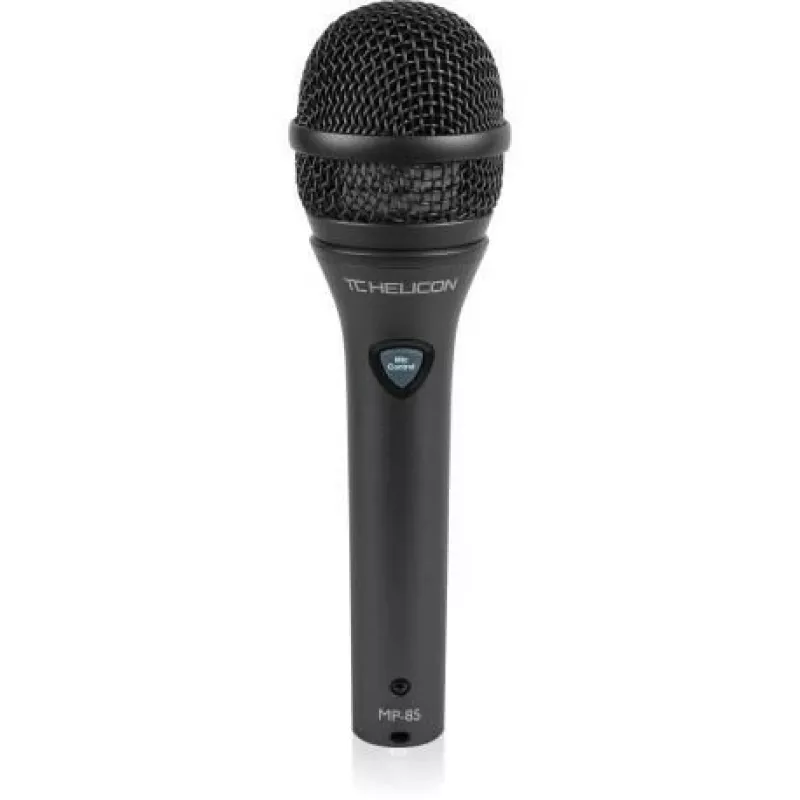 TC Helicon MP-85 mikrofoni, dynaaminen laulumikrofoni Mic Control -toiminnolla
