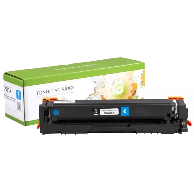 Yhteensopiva Static-Control HP -kasetti nro 205A syaani (CF531A) uusi siru