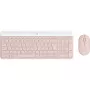 Logitech Slim Wireless Combo MK470 - näppäimistö-hiiri-sarja - langaton - 2,4 GHz - QWERTY - roosa (920-011314)