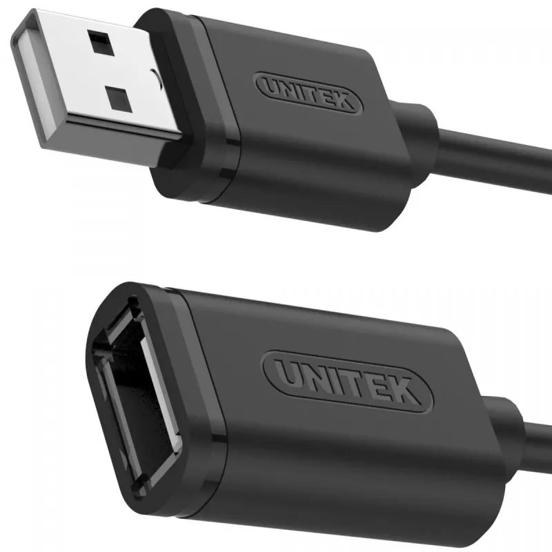 Jatkokaapeli Unitek Y-C428GBK USB 2.0, Am-af