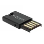 DeLOCK USB 2.0 -kortinlukija musta Micro SD MicroSDHC MicroSDXC 480 Mbit/s