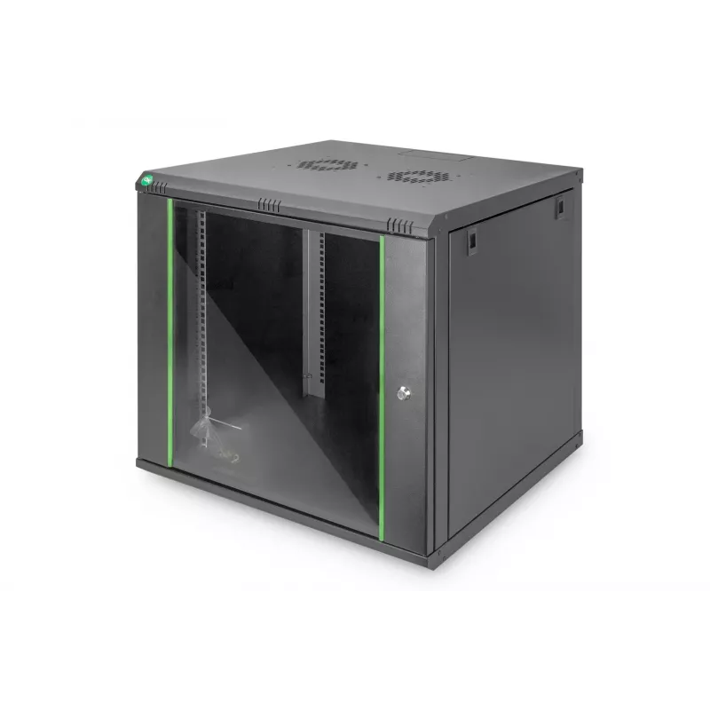 Seinäasennusteline Digitus DN-19 09U-6/6-EC-SW