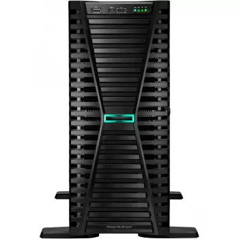 HPE ProLiant ML110 Gen11 4510 12-Core 1P 64GB-R MR408i-O 8SFF 2x480GB SSD 2x1000W RPS EU palvelin