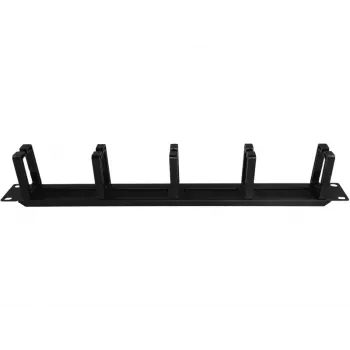 Alantec PK048 1U 19 kaapelinhallinta harjatulla läpiviennillä, 5 muovipidikettä
