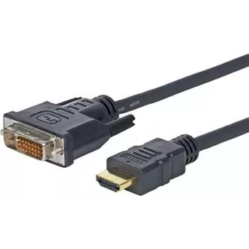 Vivolink PROHDMIDVI5 videokaapelisovitin 5 m HDMI DVI-D musta