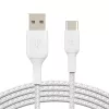 USB-kaapeli Belkin CAB002BT1MWH 1 m USB-A – USB-C valkoinen