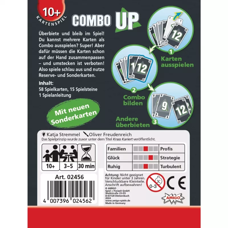 Combo Up, korttipeli